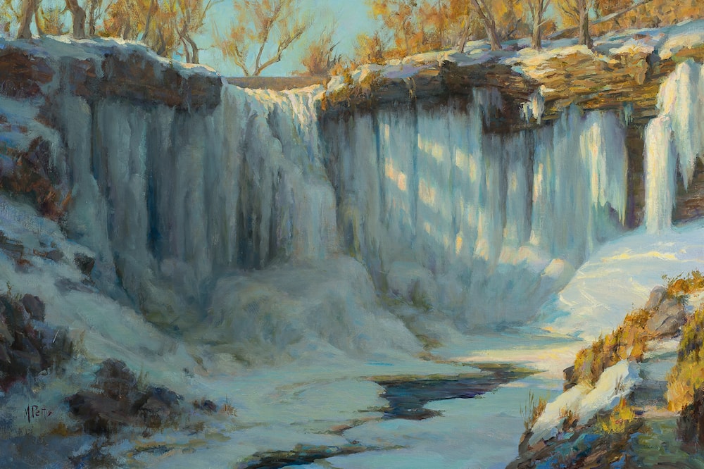 Minnehaha Falls in Winter