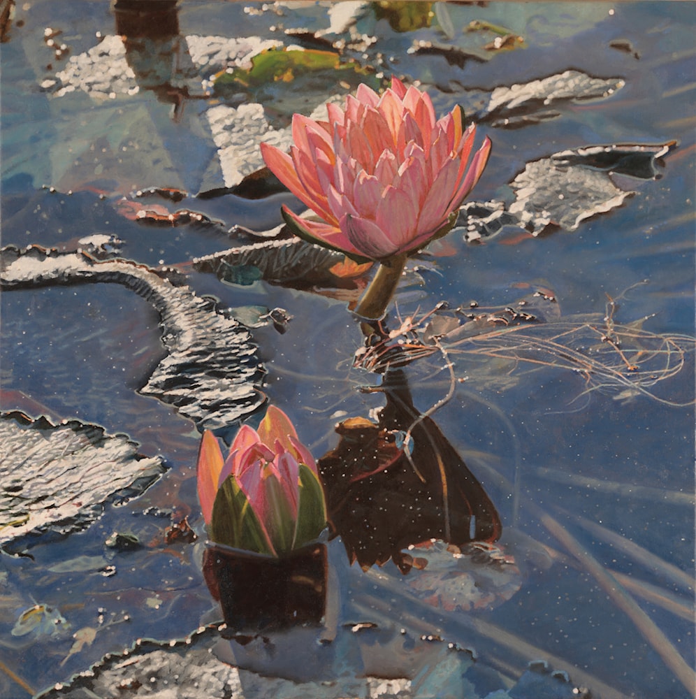 Lilies After a Storm