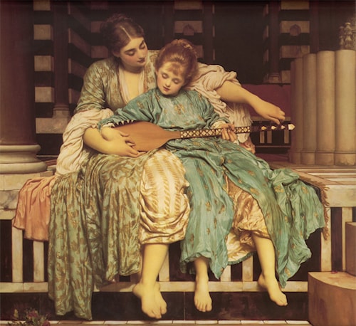 Frederick Leighton | The Music Lesson