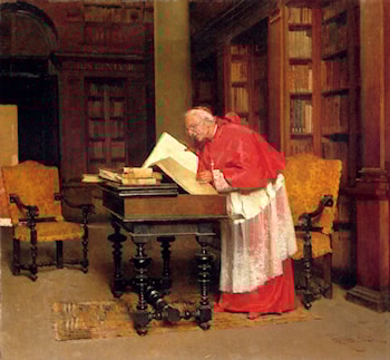 A Cardinal In His Study