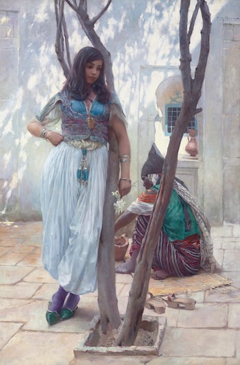 In einem Innenhof, Tunis